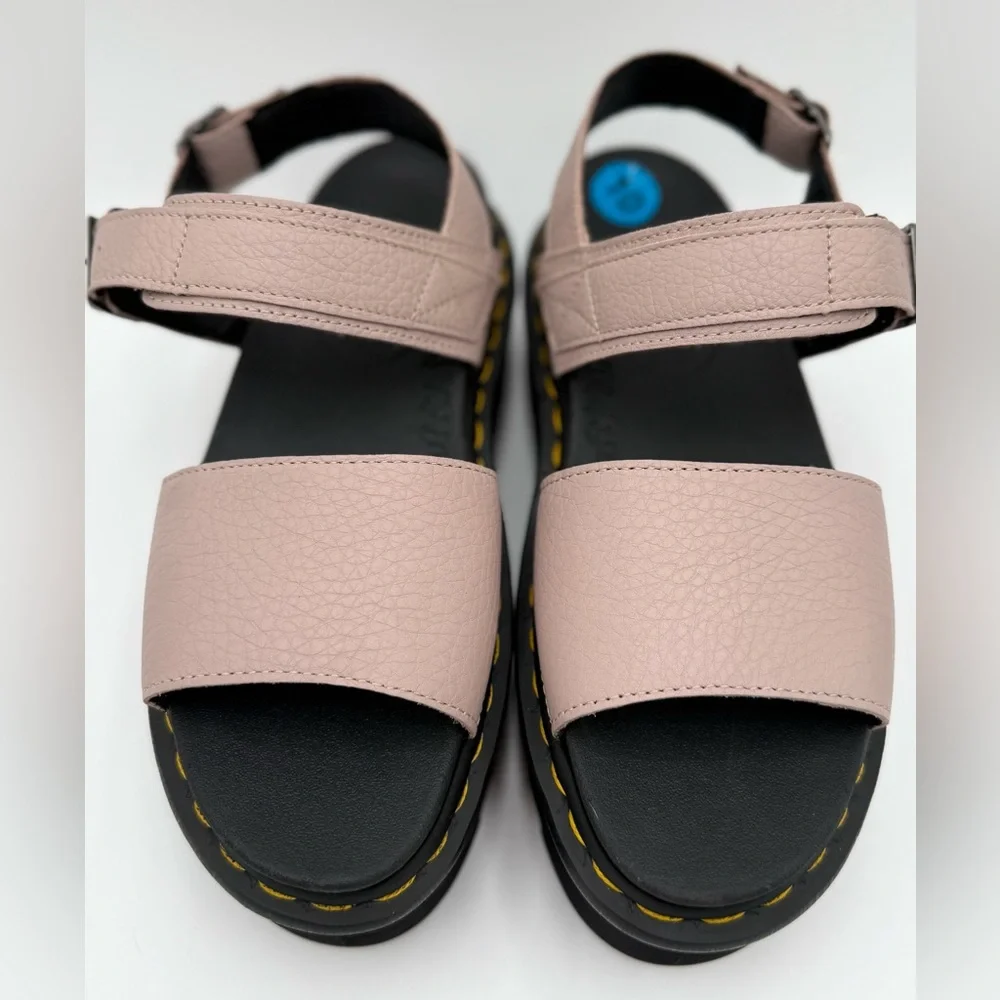 Dr. Martens Pink and Black Platform Sandals - Picture 6 of 9